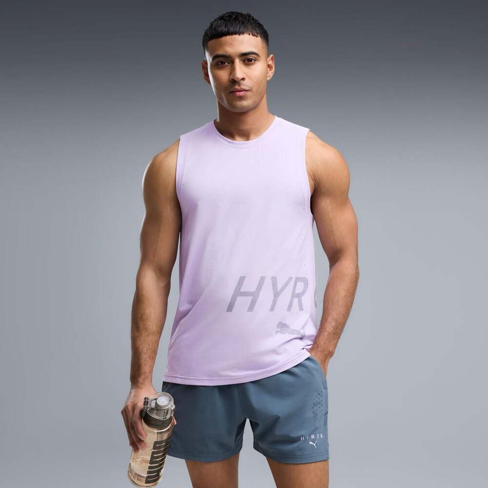 Mens Puma x Hyrox Pwrmode Train Tank Light Lavender